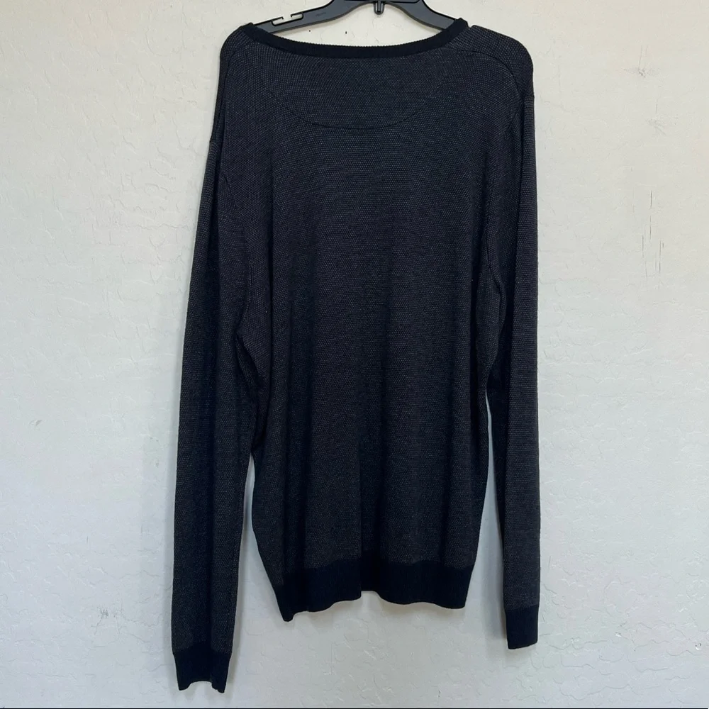 NORDSTROM Bird's Eye Crewneck Sweater